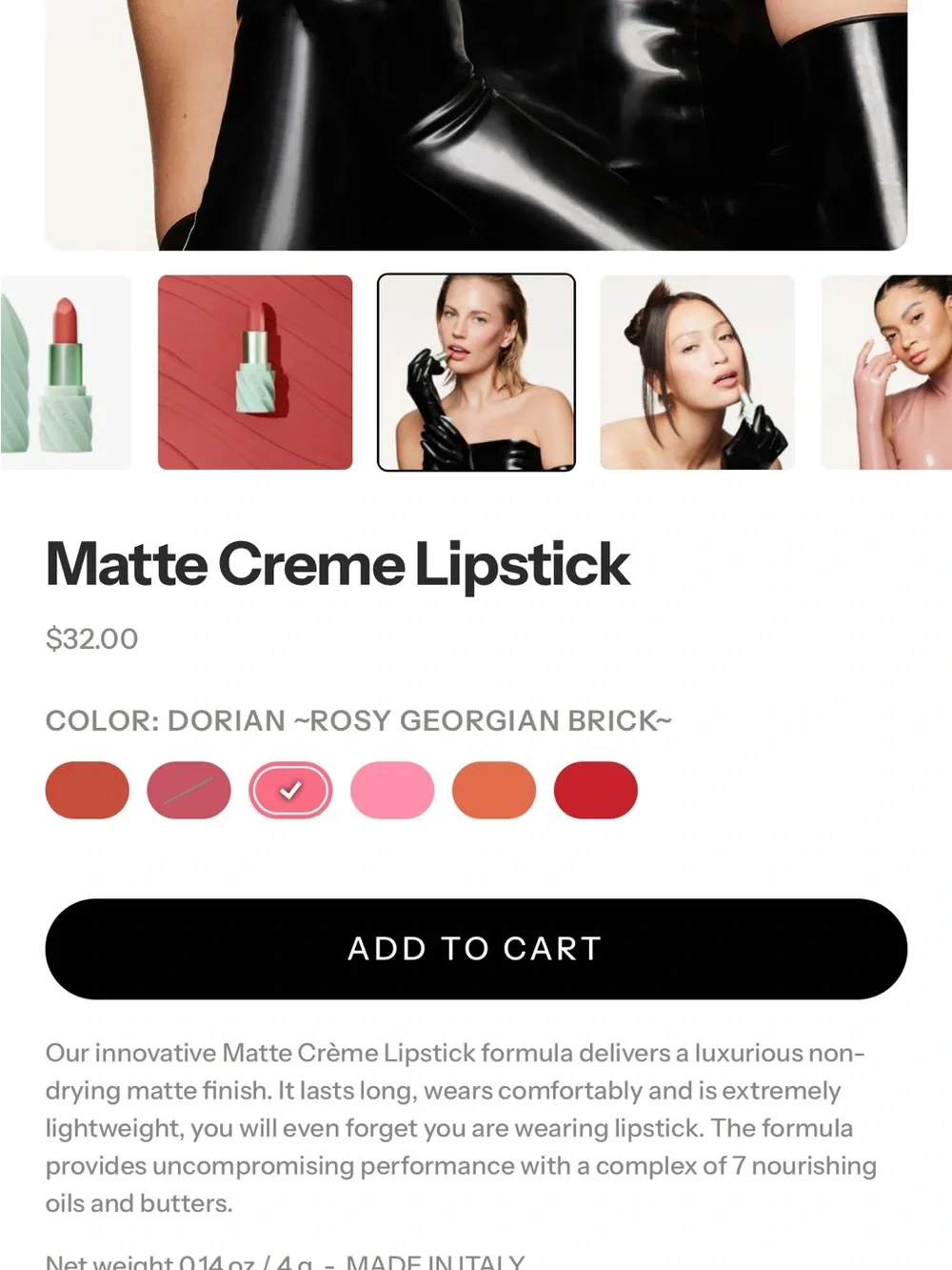 Queen Musia Matte Creme Lipstick - Dorian
